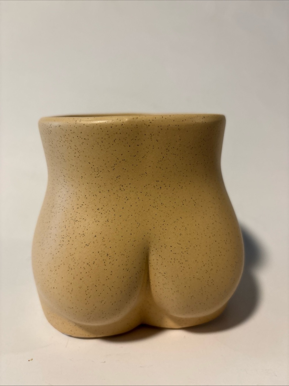 Base Roots 4” Sandy Nude Bottom / Butt Body Vase New